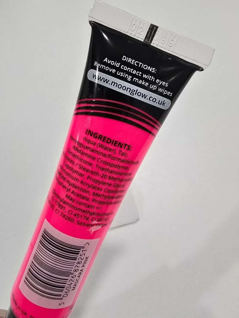 Moon Creations ✦ Neon UV Mascara ✦ Intense Pink Glow Under Blacklight NWT